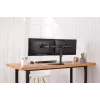 DIGITUS Universal Dual Monitor Stand 17–32 Zoll 2x 8 kg (max.) Schwarz