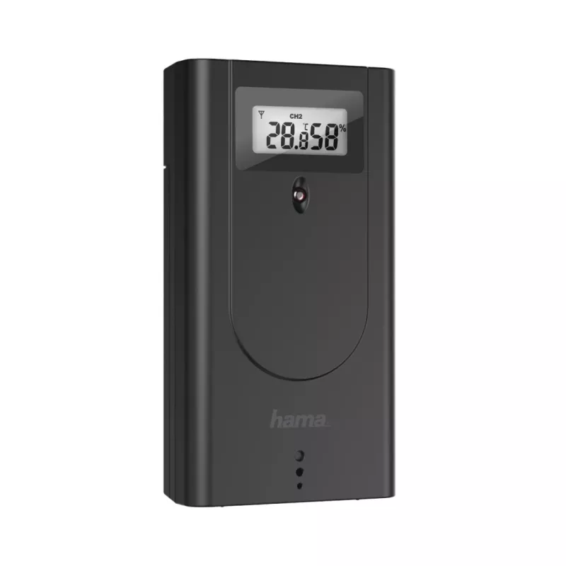 Hygrometer Thermometer Hama Schwarz Line L