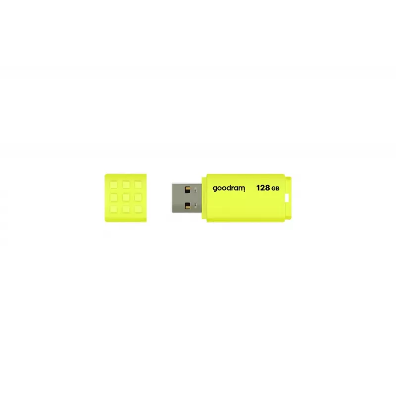 USB-Stick GOODRAM UME2 128 GB USB 2.0 Typ-A, gelb, 21×51 mm