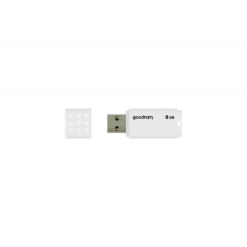 USB-Stick GOODRAM UME2 8 GB USB 2.0 Typ-A, weiß, 20 MB/s Lesen, 5 MB/s Schreiben