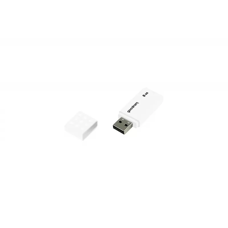 USB-Stick GOODRAM UME2 8 GB USB 2.0 Typ-A, weiß, 20 MB/s Lesen, 5 MB/s Schreiben