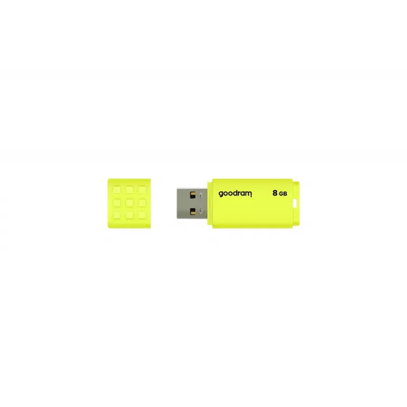 USB-Stick GOODRAM UME2 8 GB USB 2.0 Typ-A, gelb, Kappendesign
