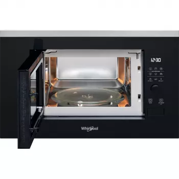 Einbau-Grill-Mikrowelle WHIRLPOOL WMF201G, 800 W, 20 L, Edelstahl/Schwarz