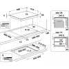 Whirlpool WS Q4860 NE Schwarz Einbau 60 cm Induktionskochfeld 4 Kochzone(n)
