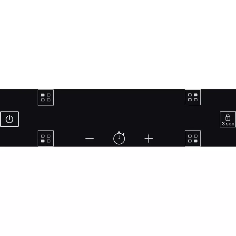 Whirlpool WS Q4860 NE Schwarz Einbau 60 cm Induktionskochfeld 4 Kochzone(n)