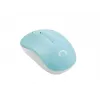 NATEC Maus Natec Toucan Wireless 1600dpi Optisch Weiß Blau