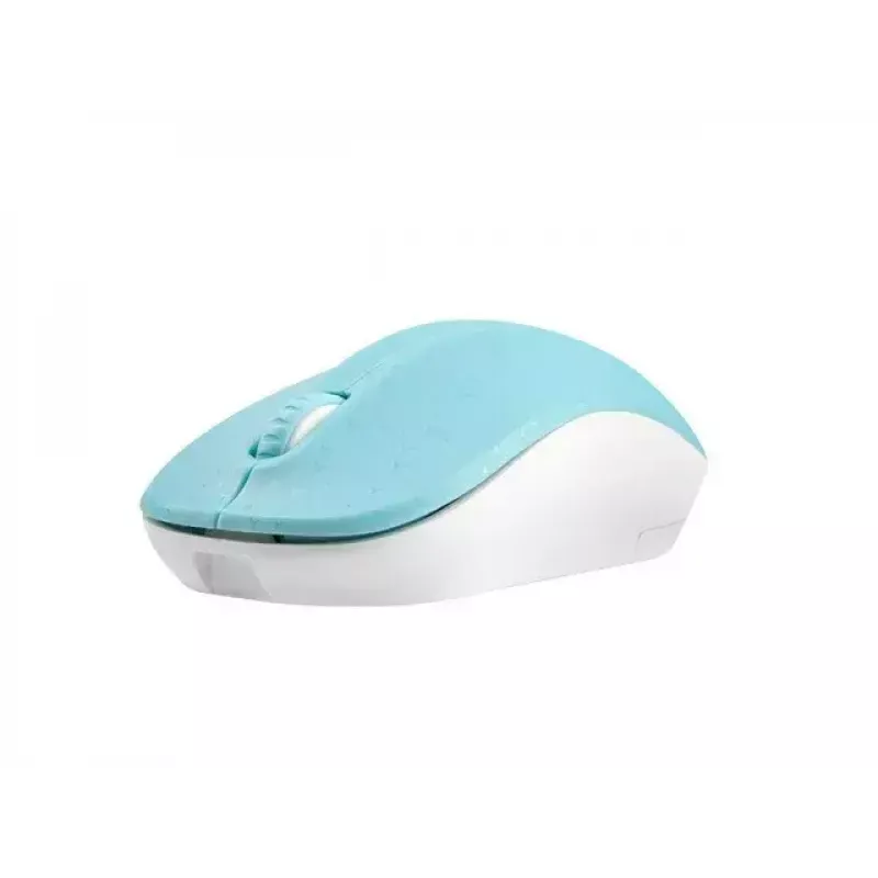 NATEC Maus Natec Toucan Wireless 1600dpi Optisch Weiß Blau