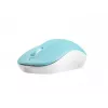 NATEC Maus Natec Toucan Wireless 1600dpi Optisch Weiß Blau