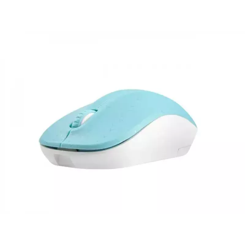 NATEC Maus Natec Toucan Wireless 1600dpi Optisch Weiß Blau