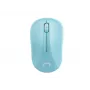 NATEC Maus Natec Toucan Wireless 1600dpi Optisch Weiß Blau