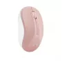 Wireless RF Optical Maus NATEC Toucan Office — Ambidextrous, 1600 DPI, 3 Buttons, Wheel, White/Pink