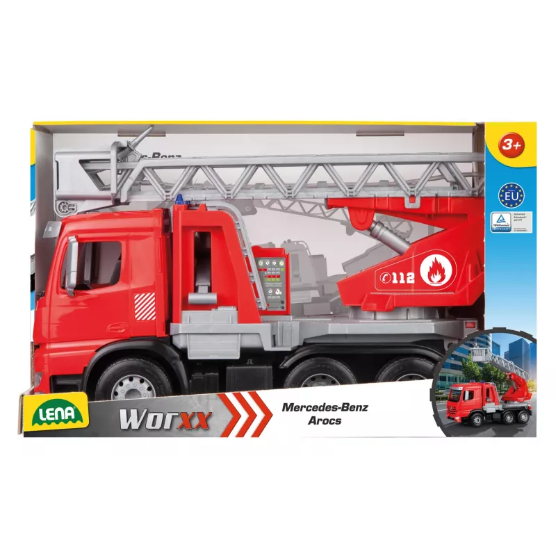 Lena Worxx Feuerwehrwagen mit Leiter Arocs