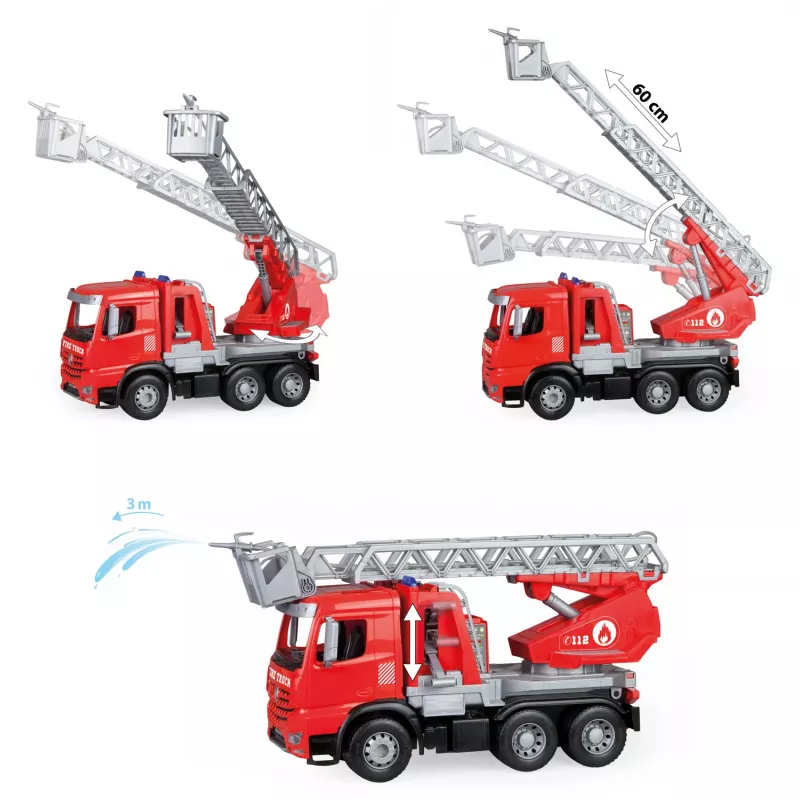 Lena Worxx Feuerwehrwagen mit Leiter Arocs