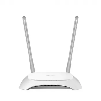 TP-Link TL-WR850N WLAN-Router Fast Ethernet Single-Band (2,4 GHz) Grau, Weiß