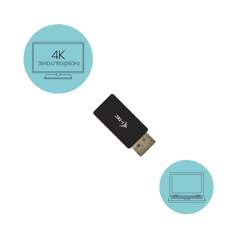 DisplayPort auf HDMI Adapter i-tec DP2HDMI4K60HZ