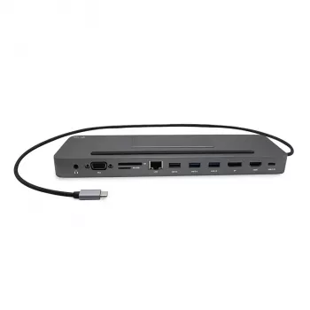 i-tec Metall USB-C Ergonomische 4K 3x Display Dockingstation + Power Delivery 85 W