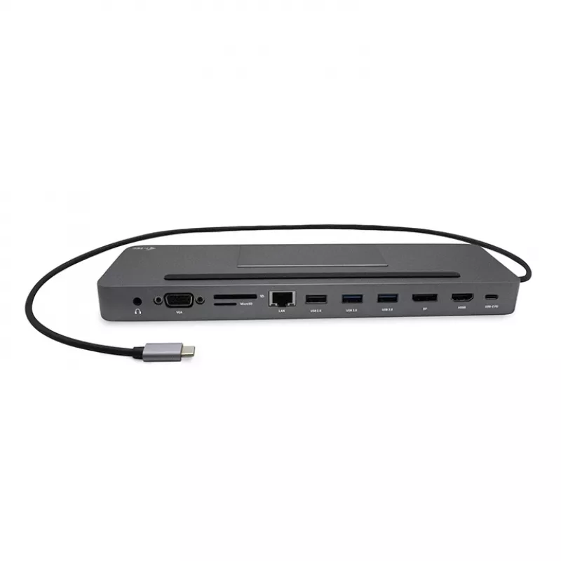 i-tec Metall USB-C Ergonomische 4K 3x Display Dockingstation + Power Delivery 85 W