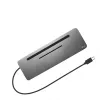 i-tec Metall USB-C Ergonomische 4K 3x Display Dockingstation + Power Delivery 85 W