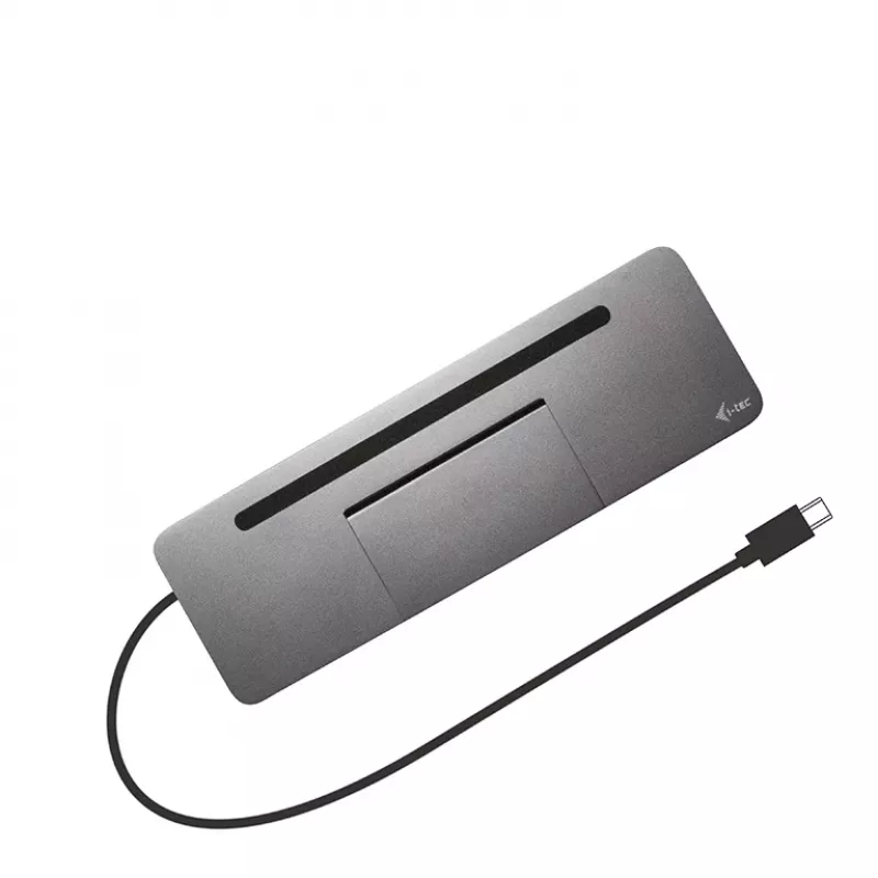 i-tec Metall USB-C Ergonomische 4K 3x Display Dockingstation + Power Delivery 85 W