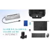 i-tec Metall USB-C Ergonomische 4K 3x Display Dockingstation + Power Delivery 85 W