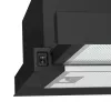 Gorenje TH60E3B Dunstabzugshaube Unterbau (Ausziehbar) Schwarz 350 m³/h