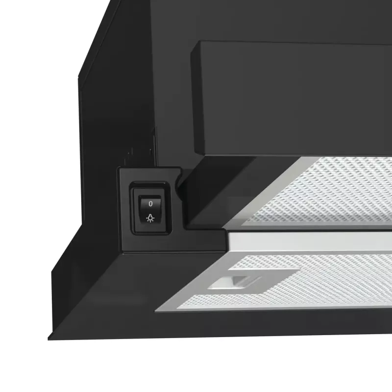 Gorenje TH60E3B Dunstabzugshaube Unterbau (Ausziehbar) Schwarz 350 m³/h