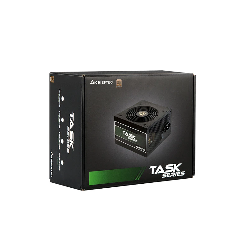 Chieftec Task TPS-600S Netzteil 600 W 20+4 pin ATX ATX Schwarz