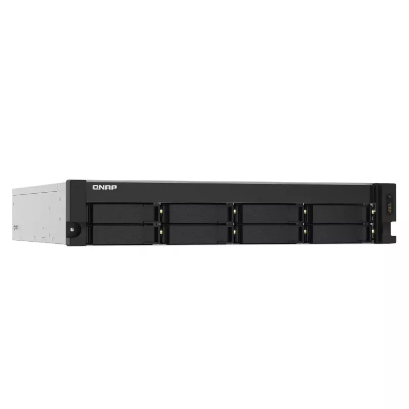QNAP TS-832PXU NAS Rack (2U) Annapurna Labs AL324 4 GB DDR4 0 TB QNAP Turbo System Aluminium, Schwarz