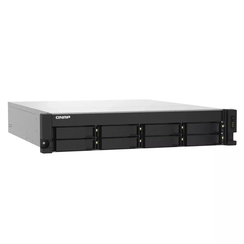 QNAP TS-832PXU NAS Rack (2U) Annapurna Labs AL324 4 GB DDR4 0 TB QNAP Turbo System Aluminium, Schwarz