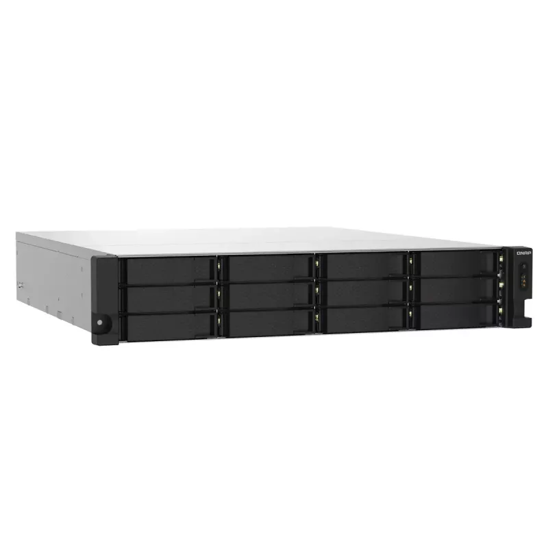 QNAP TS-1232PXU-RP NAS Rack (2U) Annapurna Labs AL324 4 GB DDR4 0 TB QNAP QTS Schwarz