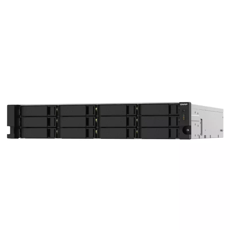 QNAP TS-1232PXU-RP NAS Rack (2U) Annapurna Labs AL324 4 GB DDR4 0 TB QNAP QTS Schwarz