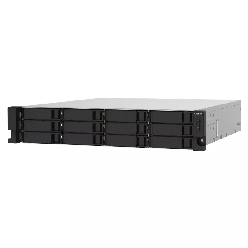QNAP TS-1232PXU-RP NAS Rack (2U) Annapurna Labs AL324 4 GB DDR4 0 TB QNAP QTS Schwarz