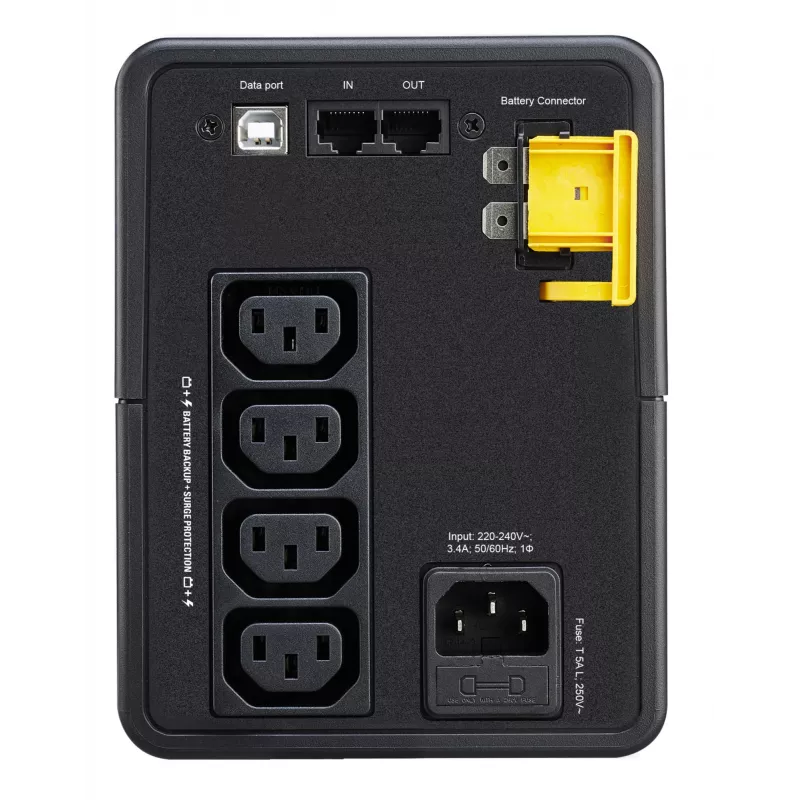 APC Back-UPS BX750MI - 750VA, 4x C13, USB, Line-Interactive, 0.75 kVA, 410 W, Sinus, 140 V, 300 V