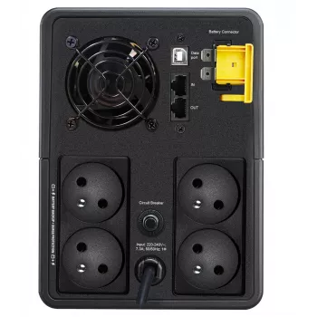 APC Back-UPS, 1600VA, Tower, 230V, 4x CEE 7/5 Französische Schuko-Steckdosen, AVR