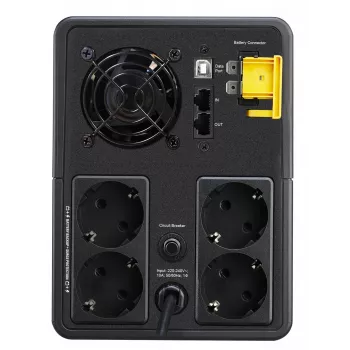 APC Back-UPS, 2200VA, Tower, 230V, 4x CEE 7/7 Schuko-Steckdosen, AVR