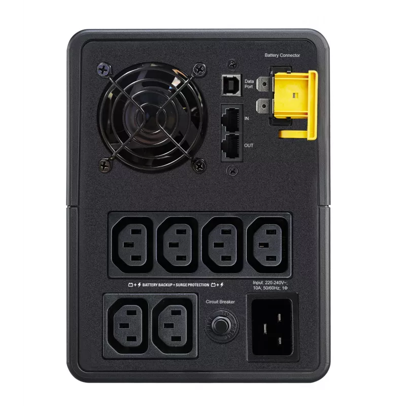 APC Back-UPS, 2200VA, Tower, 230V, 6x IEC C13 Steckdosen, AVR, Line-Interactive, 2,2 kVA, 1200 W, Sinus, 140 V, 300 V