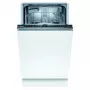 Einbau-Geschirrspüler Bosch Serie 2 SPV2IKX10E, schmal 45 cm, 9 Maßgedecke, 48 dB, 5 Programme, Edelstahl-Innenbehälter