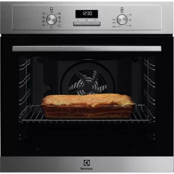 Electrolux EOF3H40X 2790 W Schwarz, Edelstahl