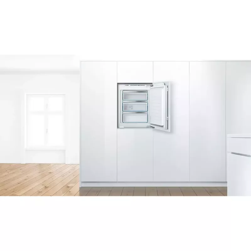 Einbau-Gefrierschrank Bosch Serie 6 GIV11AFE0 — 72 l, Touch-Bedienung, LED-Display, Türanschlag wechselbar, 36 dB