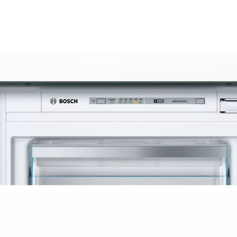 Einbau-Gefrierschrank Bosch Serie 6 GIV11AFE0 — 72 l, Touch-Bedienung, LED-Display, Türanschlag wechselbar, 36 dB
