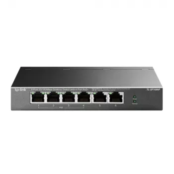 TP-Link TL-SF1006P Netzwerk-Switch Unmanaged Fast Ethernet (10/100) Power over Ethernet (PoE) Schwarz
