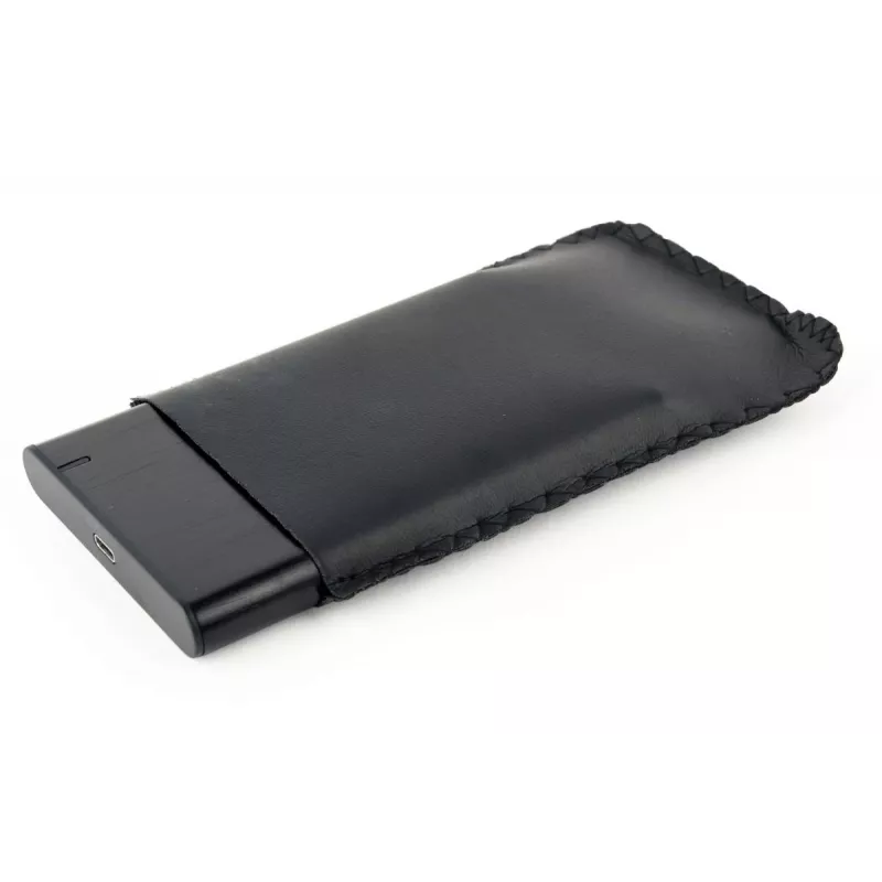 GEMBIRD USB 3.1 2,5-Zoll SATA HDD-Gehäuse mit Typ-C-Anschluss, gebürstetes Aluminium - Schwarz