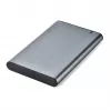GEMBIRD USB 3.1 2,5 inch SATA HDD-Gehäuse mit Typ-C-Anschluss, gebürstetes Aluminium - Grau