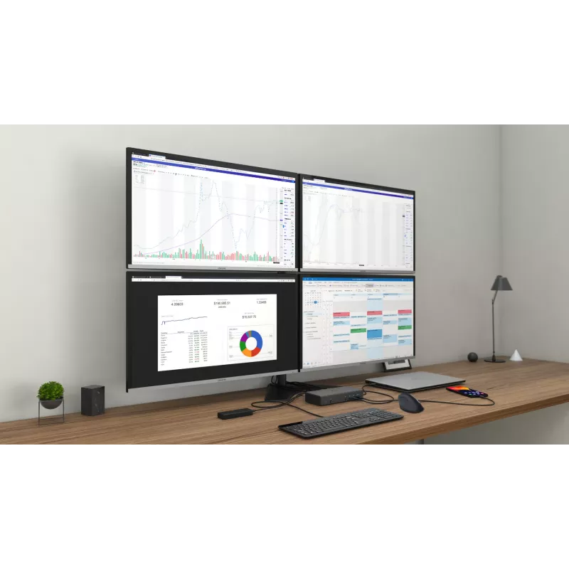 Docking Station i-tec USB-C Quattro Display Docking Station mit Power Delivery 85 W