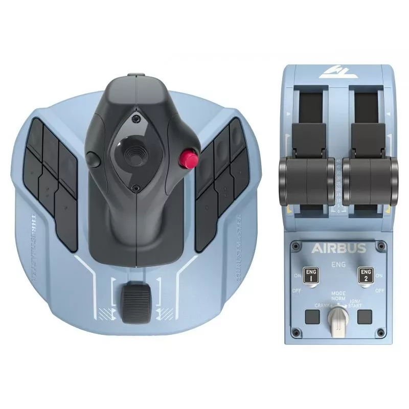 Thrustmaster Airbus Edition Schwarz, Blau USB Joystick Analog / Digital PC