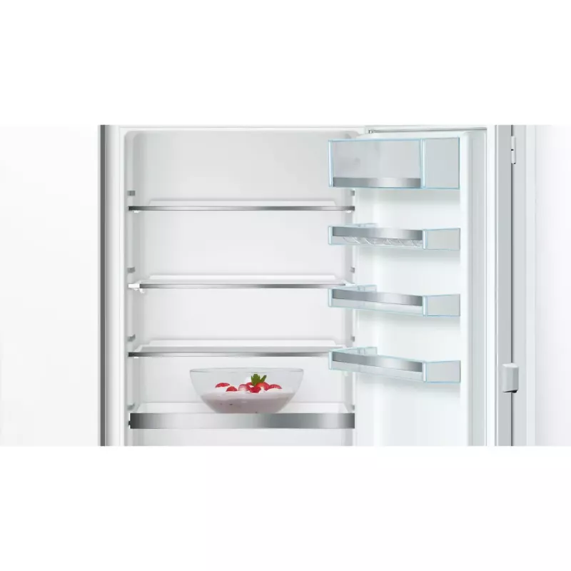 Einbau-Kühl-Gefrierkombination Bosch Serie 6 KIS86AFE0, 266 L Gesamt, 192 L Kühlteil, 74 L Gefrierteil unten, Touch-Bedienung, Türanschlag wechselbar