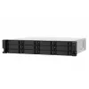 QNAP TS-1273AU-RP-8G NAS/Storage-Server Rack (2U) Ryzen Embedded V1500B 8 GB DDR4 0 TB QNAP QTS Aluminium, Schwarz