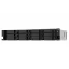 QNAP TS-1273AU-RP-8G NAS/Storage-Server Rack (2U) Ryzen Embedded V1500B 8 GB DDR4 0 TB QNAP QTS Aluminium, Schwarz