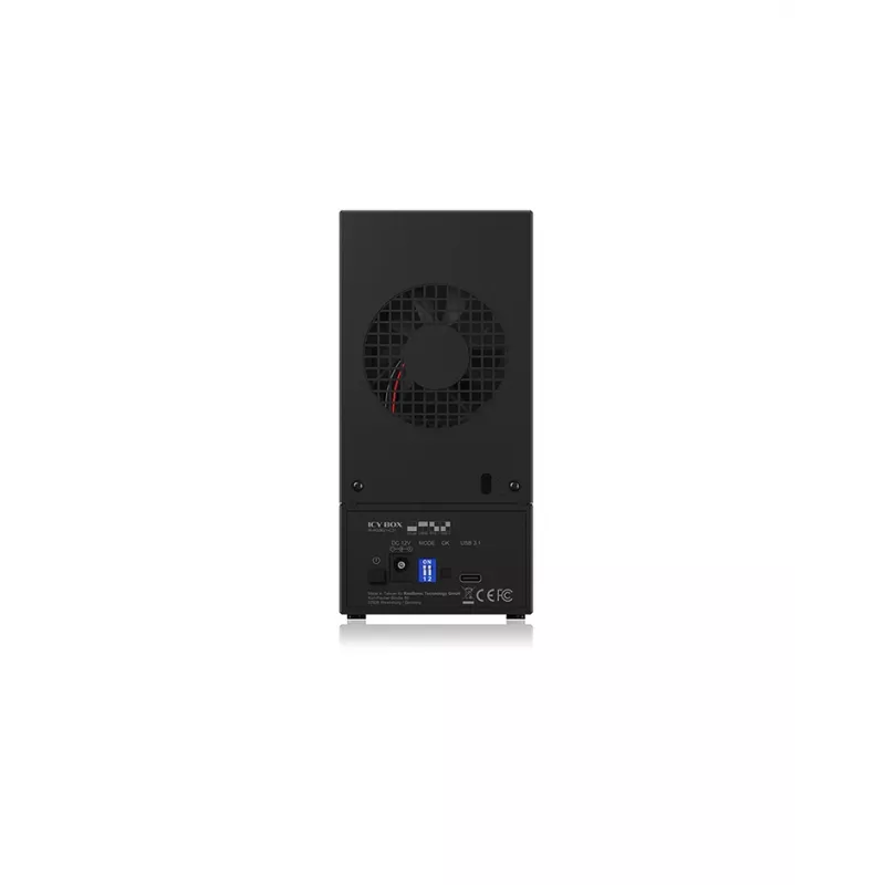 ICY BOX IB-RD3621-C31 Festplatten-Array 0 TB Desktop Schwarz