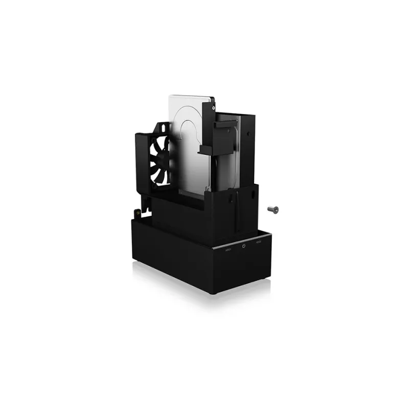 ICY BOX IB-RD3621-C31 Festplatten-Array 0 TB Desktop Schwarz